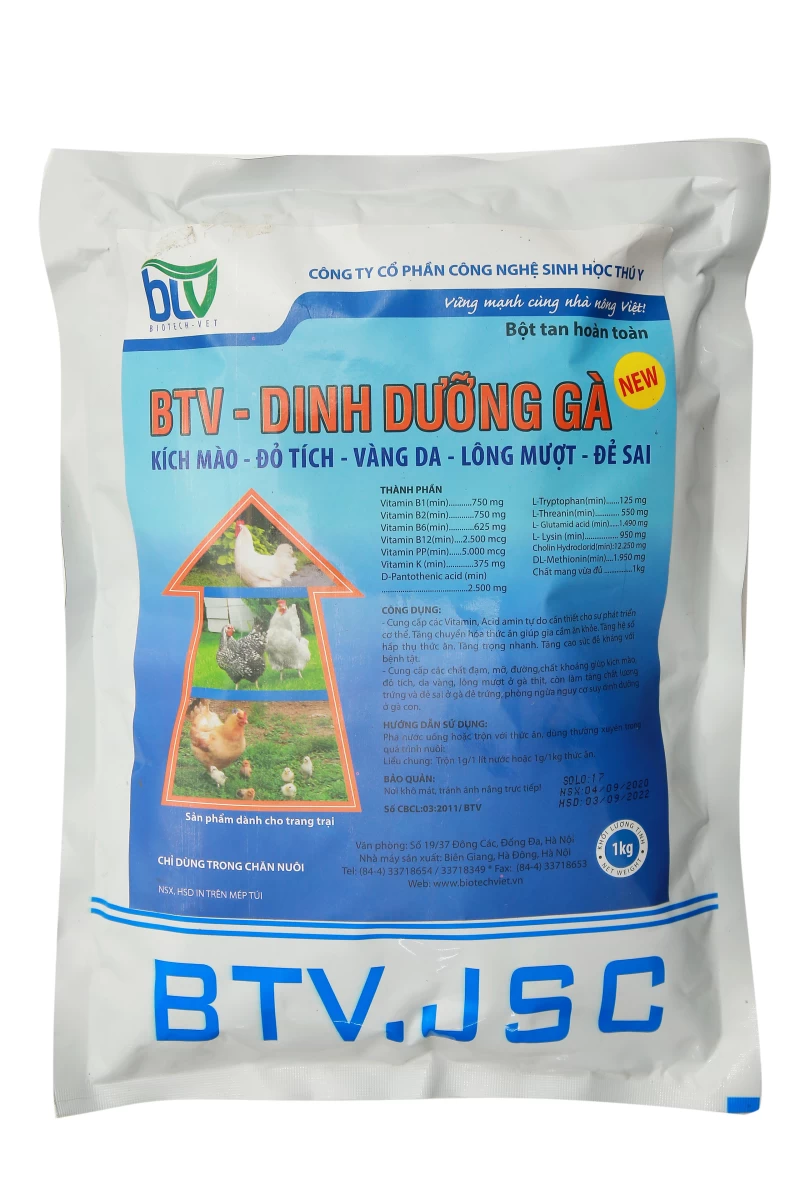 BTV - Dinh Dưỡng Gà TCCS 03:2011/BTV
