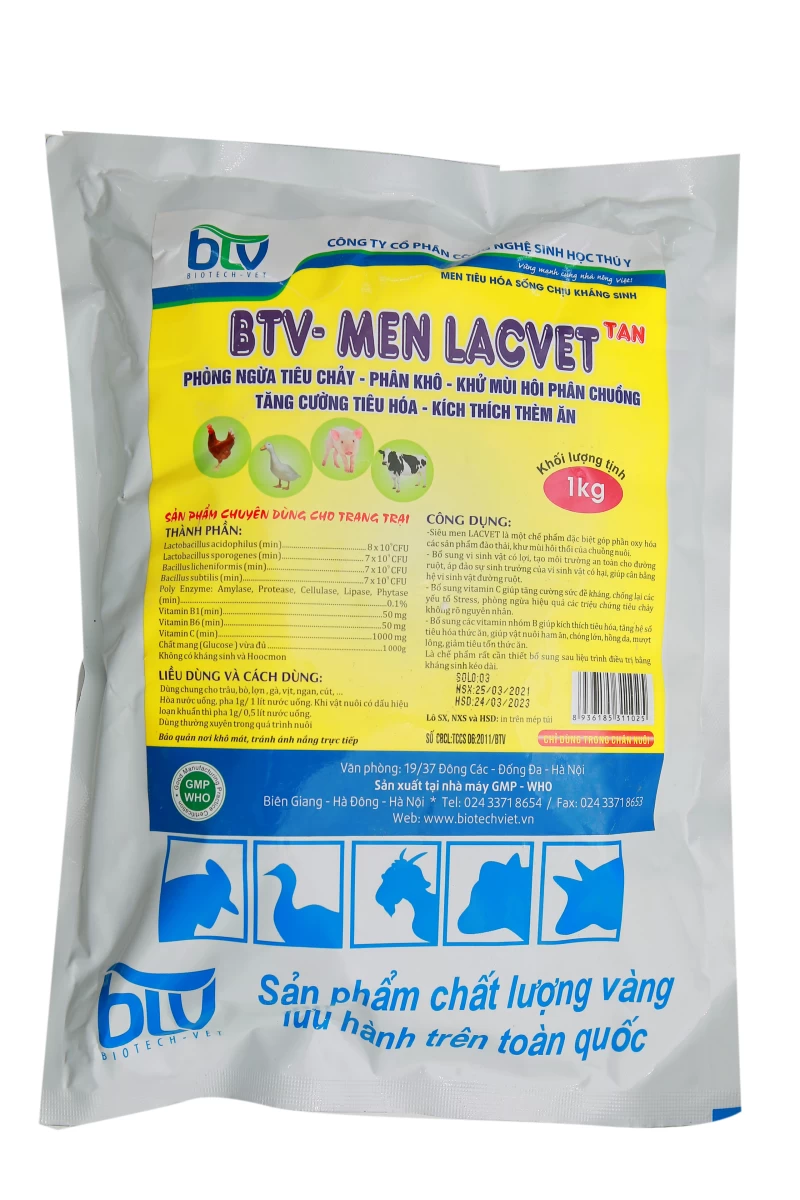 BTV-Men Lacvet không tan TCCS 07:2011 / BTV