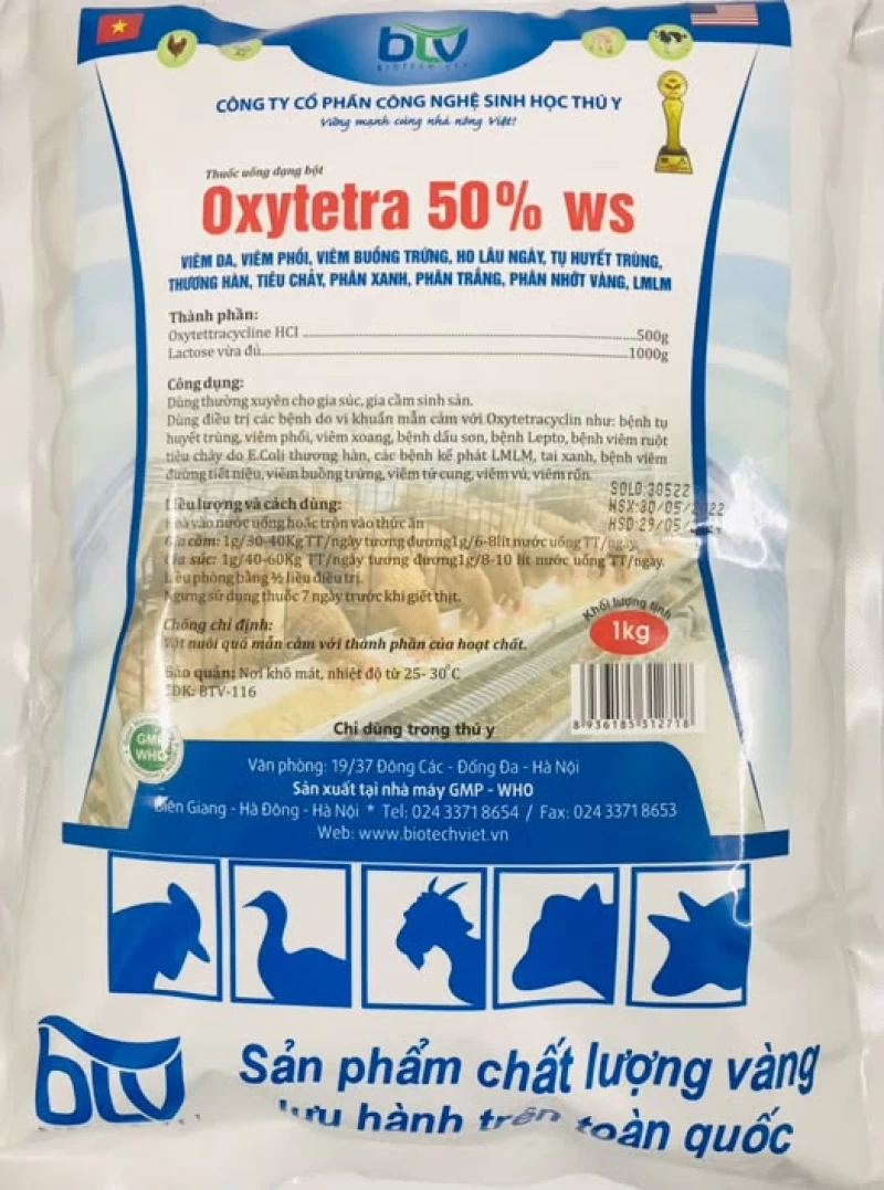 BTV - OXYTETRA 50% WS BTV- 116