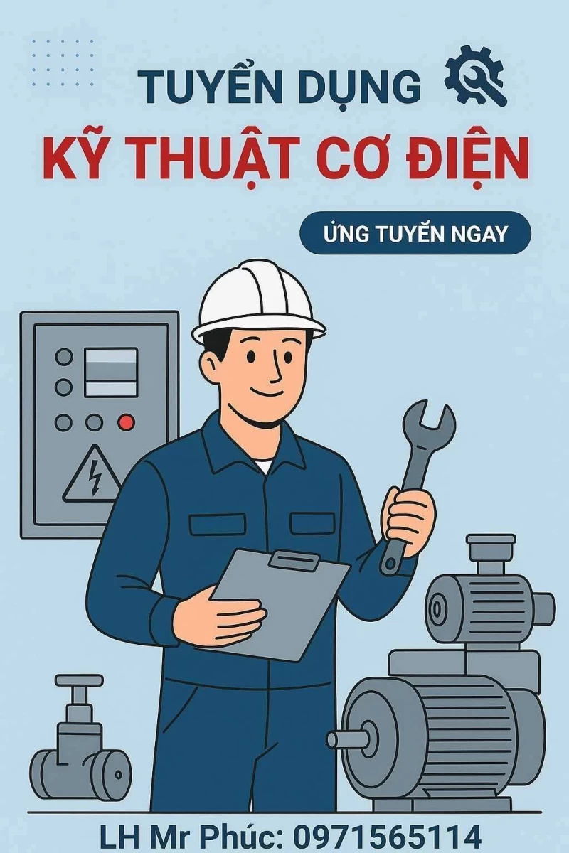 BTV tuyển dụng Nhân viên Cơ điện – Gia nhập đội ngũ tiên phong trong công nghệ sinh học thú y