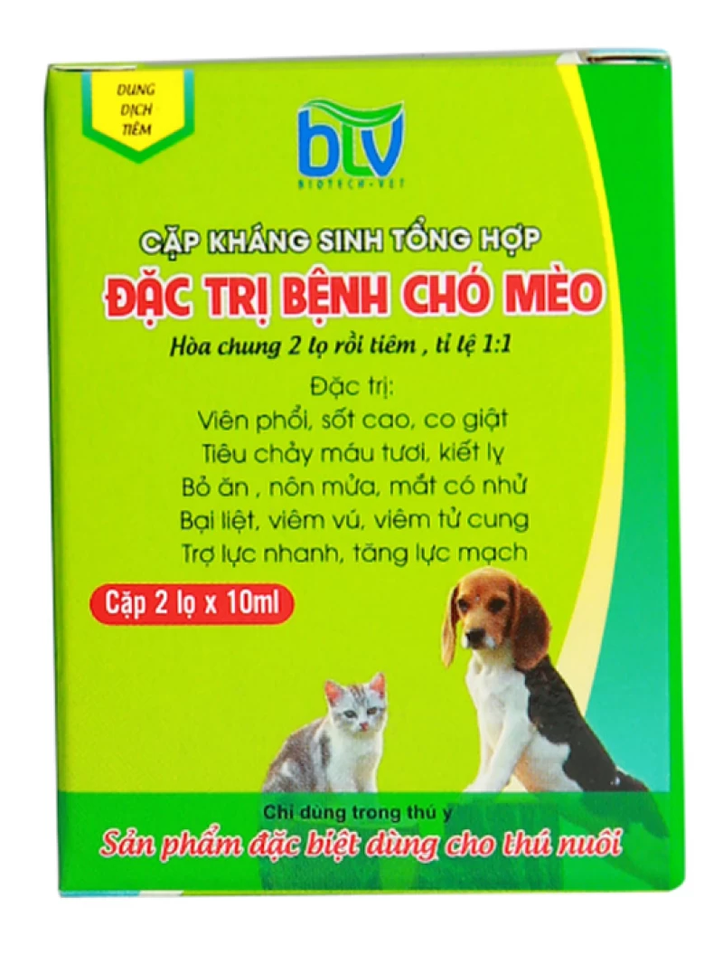 Cặp KS Đặc Trị Bệnh Chó Mèo BTV-156