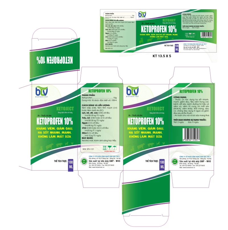 Ketoprofen 10% BTV-121