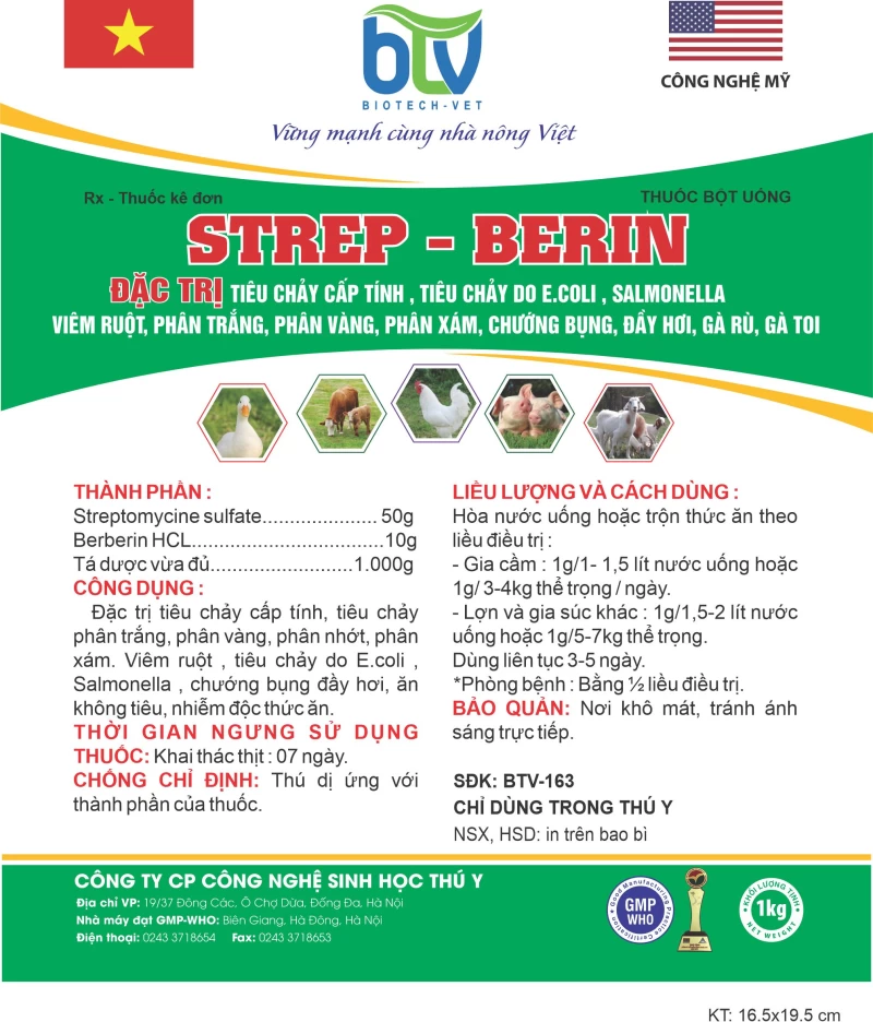 STREP-BERIN BTV-163